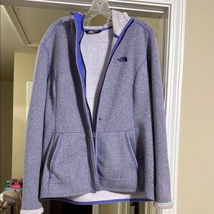 The North Face Heather Gray Fleece Jacket